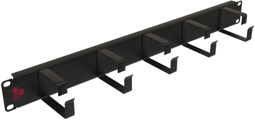 Кабельный органайзер горизонтальный Sysmatrix SA 0022.911 гребенка 1U шир.:19