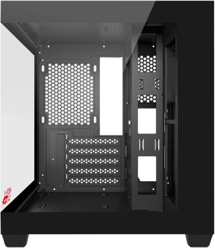 Корпус Bloody CC-121 черный без БП mATX 7x120mm 1xUSB2.0 1xUSB3.0 audio (CC-121-BK) фото 3
