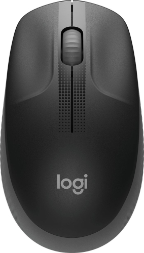 Мышь Logitech M190 черный/темно-серый оптическая (1000dpi) беспроводная USB (2but) (910-005913)