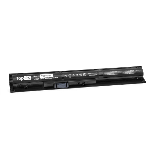 Аккумулятор для ноутбука HP 15, 17, Pavilion 15, 17, ProBook 450 G2, 455 G2 14.8V 2200mah PN: VI04 (TOP-VI04)