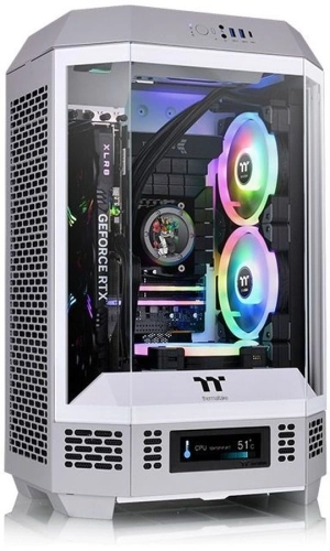 Корпус Thermaltake The Tower 300 LIMESTONE без БП mATX 7x120mm 5x140mm 2xUSB3.0 audio bott PSU (CA-1Y4-00SIWN-00)