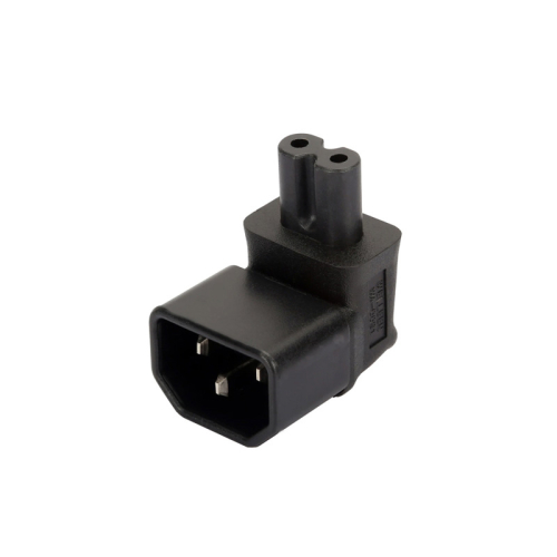 4PH Переходник C14 - C7 угловой, черный, 4PH-R90292