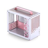 Корпус без блока питания/ Case JONSBO Z20, Mini-Tower, TG, no fan, 1xUSB-A 3.2 + 1xUSB-C 3.2, mATX, mITX Pink/White (Z20 PINK/WHITE)