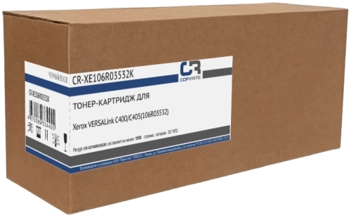 Картридж лазерный CopyRite CR-XE106R03532K 106R03532 черный (10500стр.) для Xerox VERSALink C400/ C405