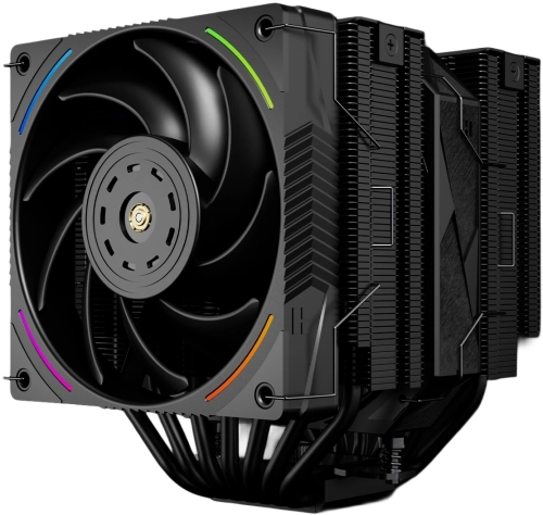 Устройство охлаждения(кулер) Thermalright Royal Pretor 130 Ultra ARGB Soc-AM5/AM4/1200/1700/1851 черный 4-pin 27dB Al+Cu Ret (RP130-ULTRA-BL)