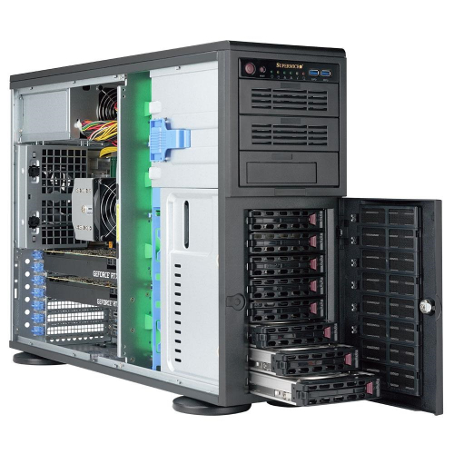 Платформа SuperMicro SuperWorkstation (X11SPA-TF, CSE-743AC-1200B-SQ),HF,RoHS (SYS-5049A-T)