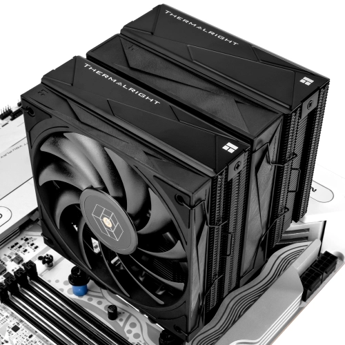 Устройство охлаждения(кулер) Thermalright Royal Knight 120 нет подсветки Soc-AM5/AM4/1200/1700/1851 черный 4-pin 29.4dB Al+Cu Ret (RK120-BL) фото 8