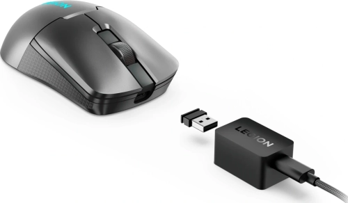 Мышь Lenovo Legion M600s Qi Wireless Gaming темно-серый оптическая 19000dpi беспров. BT/Radio USB 5but (GY51H47355) фото 13