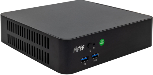 Компьютер Hiper ACTIVEBOX AS8 Core i3-12100 (3.3) 8Gb SSD256Gb Win 10 Pro GbitEth WiFi BT 120W черный (AS8-I3121R8N2WPB)