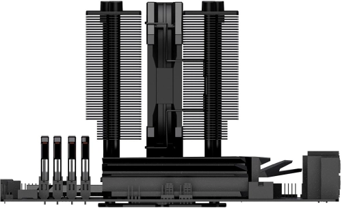 Устройство охлаждения(кулер) ID-Cooling SE-207-XT SLIM Soc-AM5/ AM4/ 1151/ 1200/ 2066/ 1700 4-pin 15-35dB Al+Cu 220W 760gr Ret фото 6