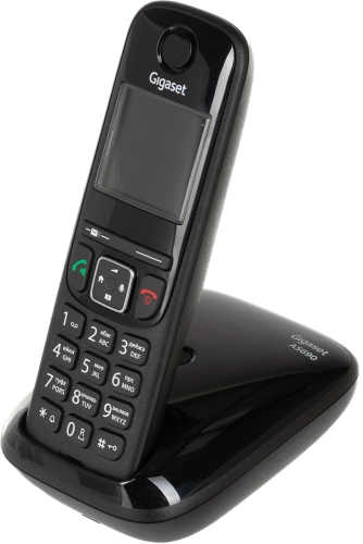Р/ Телефон Dect Gigaset AS690 SYS черный АОН (S30852-H2816-M201) фото 2