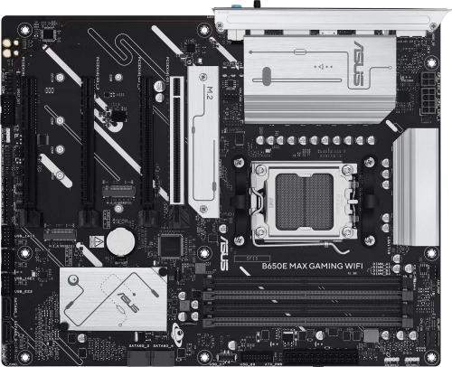 Материнская плата ASUS B650E MAX GAMING WIFI, AM5, B650, 4*DDR5, 4*SATA, 3*M.2, 5*USB 3.2, 2*USB 2.0, Type-C, 5*PCIx16, DP+HDMI, ATX; 90MB1LD0-M0EAY0