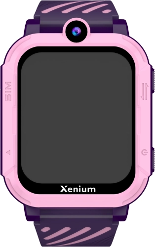 Смарт-часы Xenium W600 1.83 AMOLED корп.розовый рем.фиолетовый (CTW600PK/00) фото 2
