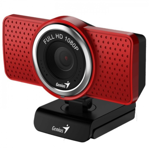 Веб-камера Genius ECam 8000 Red, 1080p FHD 2Mp CMOS (32200001401) фото 2