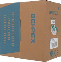 Кабель сетевой UTP 4 пары cat.5E solid 0.45мм CCA 305м зеленый (1147099) (1147099#MLN)