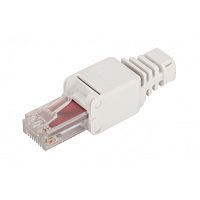 Полевой коннектор RJ45 8P8C, неэкранированный, кат.6 (LAN-TMP-U6-WH)
