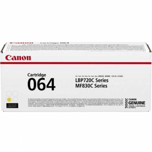 Картридж лазерный Canon CRG 064 Y желтый 5000 страниц для Canon MF832Cdw (4931C001)