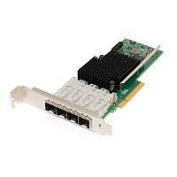 Intel® Ethernet Converged Network Adapter X710-DA4 4x SFP+ port 10GbE/ 1GbE, PCI-E v3 x4, VMDq. PCI-SIG* SR-IOV, w/ o RDMA, Low Profile (081399) {5} (X710DA4G2P5)