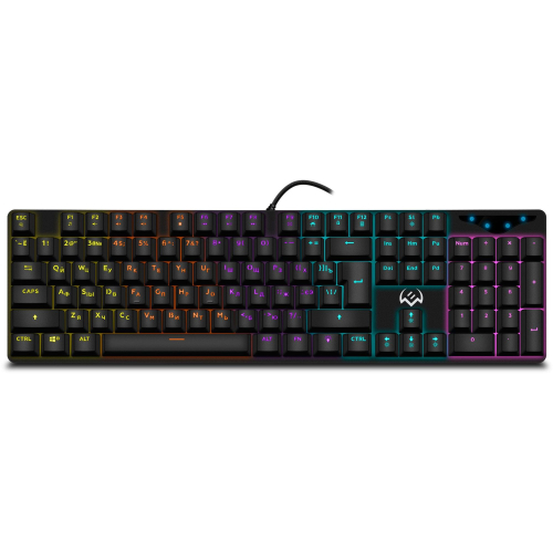 SVEN KB-G9300 Игровая клавиатура чёрная (Outemu Blue switches,104кл., подсветка) (SV-018245)
