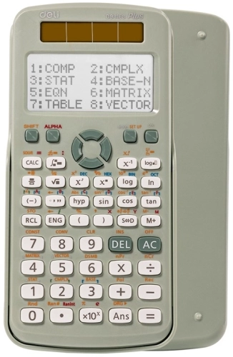 Калькулятор научный Deli ED991ES зеленый 10+2-разр. (ED991ES GREEN)