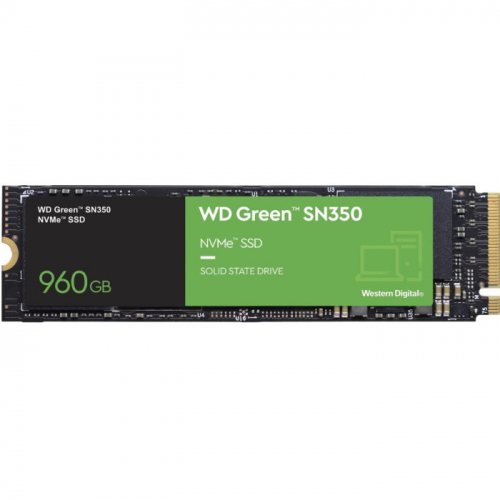 Твердотельный накопитель SSD 960GB Western Digital Green SN350 M2.2280 TLC NVMe (WDS960G2G0C)