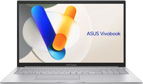 Ноутбук Asus Vivobook 17 X1704VA-AU1105 Core 3 100U 16Gb SSD512Gb Intel Graphics 17.3 IPS FHD (1920x1080) без ОС silver WiFi BT Cam (90NB13X1-M00MR0)