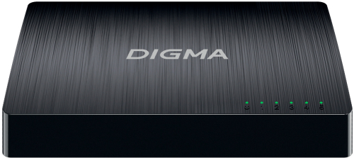 Коммутатор Digma DSW-105GE 5x1Гбит/ с неуправляемый