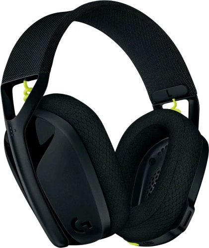 Наушники с микрофоном Logitech G435 черный/желтый накладные BT/Radio оголовье (981-001051) фото 6