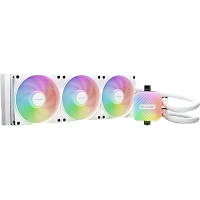 Водяное охлаждение для процессора/ Water Cooling System be quiet! LIGHT LOOP 360mm white (250W, 360mm, White, ARGB/ Fans: 3x120mm, 61.8CFM, 36.8dBA, 2100RPM/ Pump 2900RPM, Rad thickness 27mm/ S: 1851, (BW023)