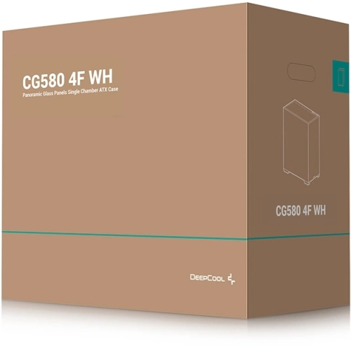 Корпус Deepcool CG580 4F WH белый без БП ATX 8x120mm 3x140mm 1xUSB3.0 audio bott PSU (R-CG580-WHNDA0-G-1) фото 15