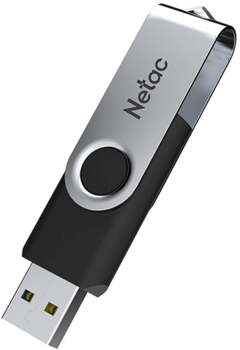 Флеш-накопитель Netac U505 USB3.0 Flash Drive 64GB, ABS+Metal housing (NT03U505N-064G-30BK)