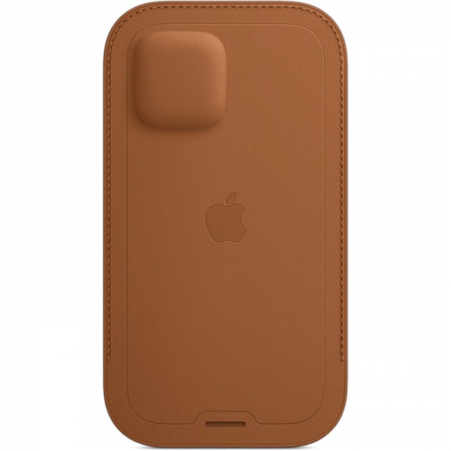 Чехол-конверт Apple MagSafe кожаный коричневый (MHYC3ZE/A) фото 2