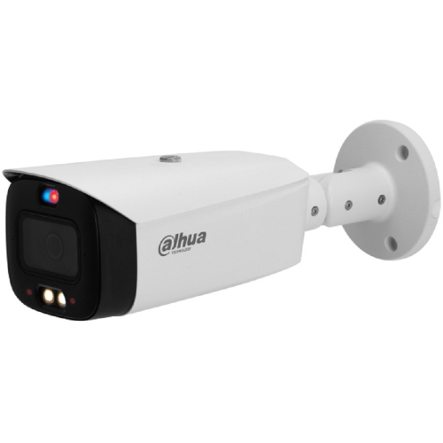DAHUA DH-IPC-HFW3849T1P-AS-PV-0280B-S5 Уличная цилиндрическая IP-видеокамера TiOC с ИИ и активным сдерживанием 8Мп, 1/ 2.7” CMOS, объектив 2.8мм, видеоаналитика, ИК 30м, LED 30м, IP67