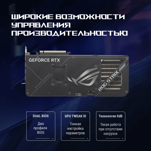 Видеокарта Asus PCI-E 5.0 ROG-STRIX-RTX5070TI-O16G-GAMING NVIDIA GeForce RTX 5070TI 16Gb 256bit GDDR7 2602/28000 HDMIx2 DPx3 HDCP Ret фото 17