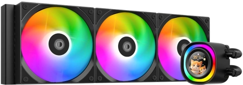 Система водяного охлаждения ID-Cooling FX360 LCD ARGB Soc-AM5/AM4/1200/1700/1851 черный 4-pin 27.2dB Al LCD 350W Ret