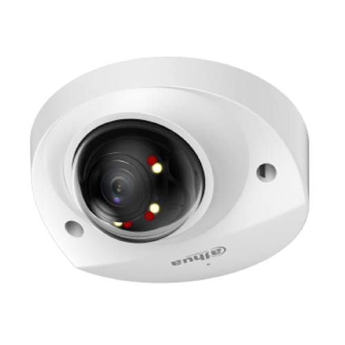 DAHUA DH-IPC-HDBW2249FP-AS-IL-0280B Уличная мини-купольная IP-видеокамера SmartDualLight 2Мп, 1/ 2.8” CMOS, объектив 2.8мм, видеоаналитика, микрофон, ИК 30м, LED 30м, IP67, IK10, металл