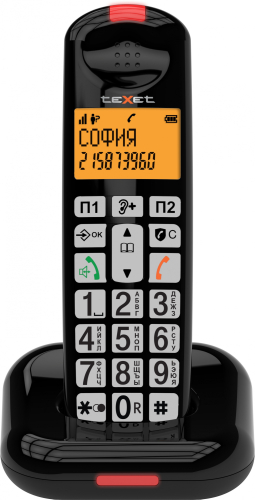 Р/ Телефон Dect Texet TX-7855A черный автооветчик АОН (127222)