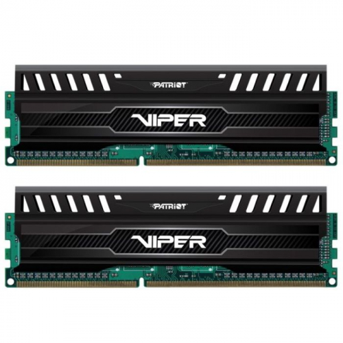 Комплект памяти Patriot Viper 3 8GB (2x 4ГБ) DDR3 PC3-12800 1600MHz CL9 1.5V Радиатор RTL (PV38G160C9K)