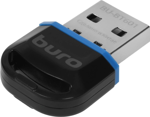 Адаптер USB Buro BU-BT601 BT6.0+EDR+BLE class 2 20м черный фото 6