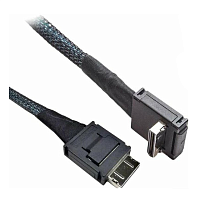 Кабель/ AXXCBL530CVCR 530 mm long, spare cable kit (1 cable included), straight OCuLink SFF-8611 connector to right angle OCuLink SFF-8611 connector (AXXCBL530CVCR 958260)