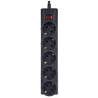 Perfeo Сетевой фильтр "POWERX", PF_A4718 (5,0м, 5 розеток, черный)