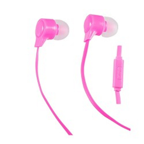 Perfeo наушники внутриканальные c микрофоном HANDY (розовые/ красные) PF-HND-PNK (PF_B4222)