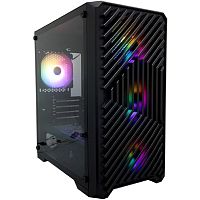 1STPLAYER TRILOBITE T5 Black / mATX, TG / 4x120mm LED fans inc. / T5-BK-4F1