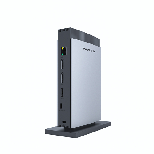 Docking Station WAVLINK USB-C PD3.1 Triple Display/ 140W PowerDelivery/ 2xUSB3.0/ 1xUSB C/ 2xDP 1.4/ 1xHDMI 2.1/ 1xGigabit LAN/ 1xAudio In/ Out/ 1xSD/ Micro SD CardReader (WL-UMD28)