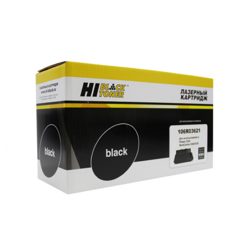 Тонер-картридж Hi-Black HB-106R03621, черный, 8500 страниц, для Xerox Phaser 3330/ WC 3335/ 3345 (991118130)