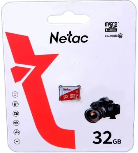 Флеш карта microSDHC 32GB Netac P500 ECO <NT02P500ECO-032G-S> (без SD адаптера)
