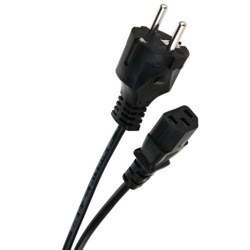Кабель/ Кабель компьютер - розетка 220V <1.8м> (Европейский стандарт) <TP021-1.8-BK>