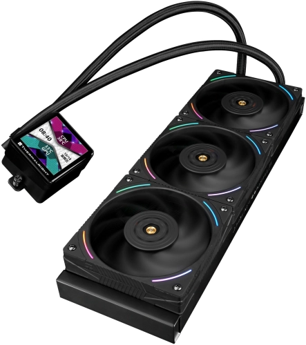 Система водяного охлаждения Thermalright Frozen Vision 360 V2 ARGB Soc-AM5/AM4/1200/1700/1851 черный 4-pin 27dB Al LCD Ret (F-VISION-360-BL-ARGB-V2) фото 8