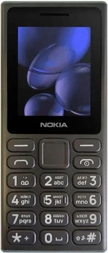 Мобильный телефон Nokia 108 DS TA-1627 черный моноблок 2Sim 2 126x160 Series 30+ GSM900/ 1800 Protect MP3 FM microSD max32Gb (SP01Z07Z1982Y)