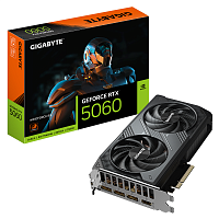 Видеокарта Gigabyte RTX5060 WINDFORCE 8GB GDDR7 128bit 3xDP HDMI 2FAN RTL (GV-N5060WF2-8GD)